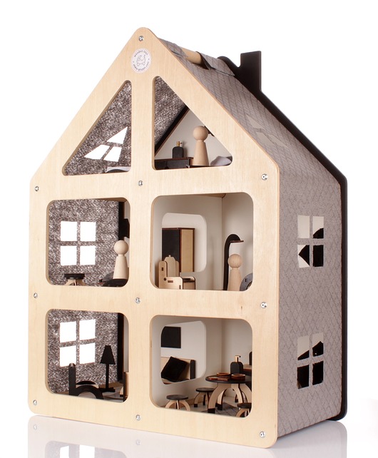 klocki i zabawki drewniane DUŻY drewniany domek dla lalek NOWOŚĆ!