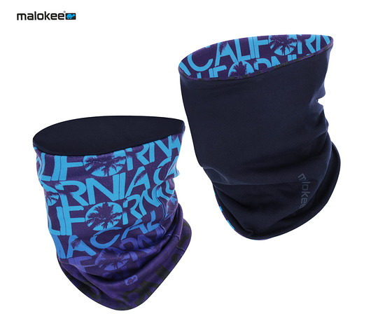 tuby i kominy Komin California granatowy do morsowania ciepły polarowy bawełniany