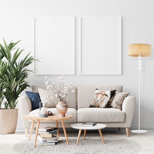 lampy podłogowe Elegancka lampa stojąca do salonu w stylu boho BERMUDY BOHO
