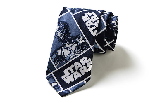 krawat STAR WARS niebieski HANDMADE hisoutfit HisOutfit
