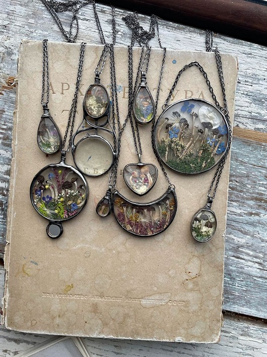 wisiory Wisiorek z grzybkami