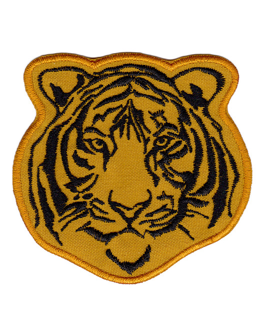 naszywki na ubrania Naszywka naprasowanka tygrys termo haft 7,7x7,4cm