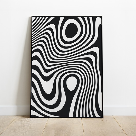 plakaty Abstrakcyjny plakat do salonu, nowoczesny, oryginalny, zebra.