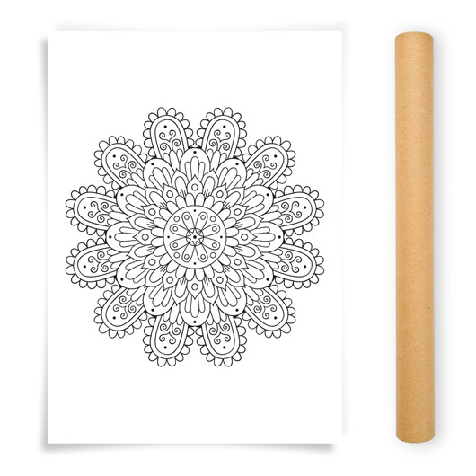 plakaty Plakat do Kolorowania Mandala 50x70cm
