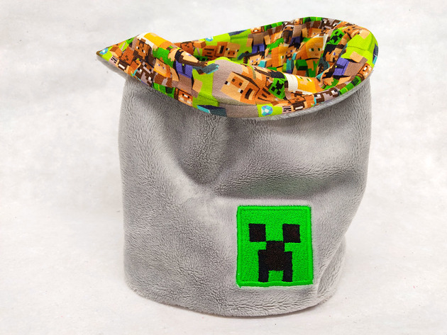szaliki dziecięce Komin szalik tuba w minecraft