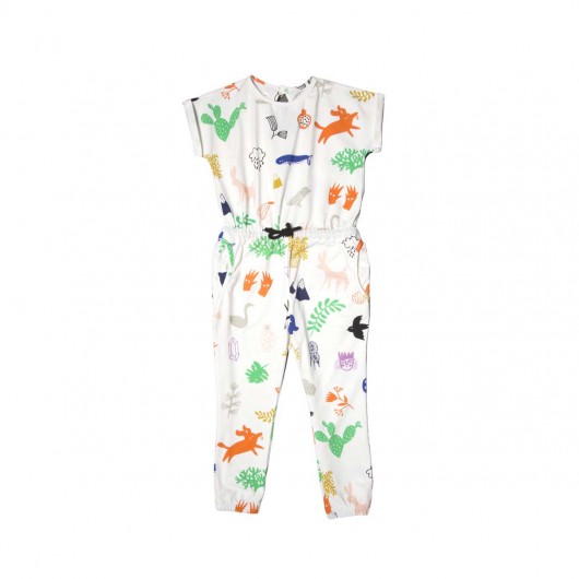 ox JUMPSUIT - summer print ox  Kółko Krzyżyk