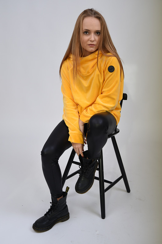 bluza z kapturem damska Bluza Hoodie HugMe made by 7084