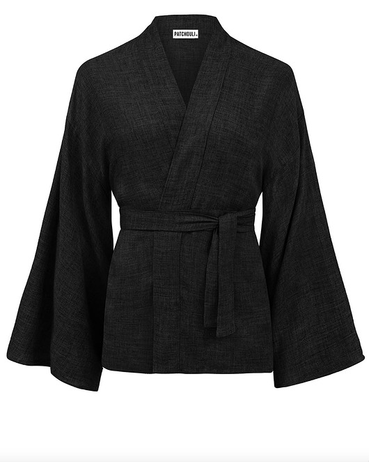 bluzki kimonowe damskie Kimono JAPANESE dar grey