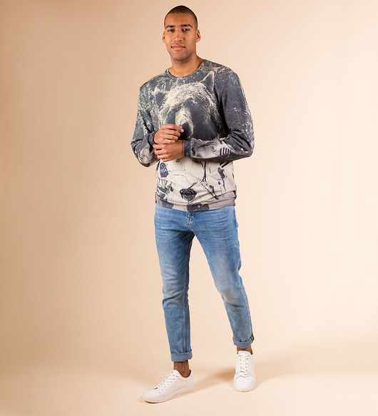 Bluza bawełniana NASA Bear Mr Gugu Miss Go