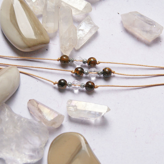 bransoletki z kamieni naturalnych BLIŹNIĘTA - zodiac collection - BASIC