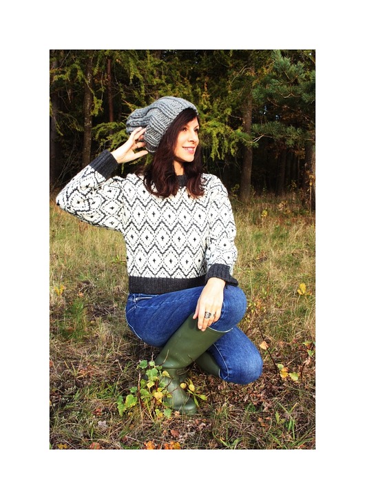 czapki damskie Czapka Slouchy beanie Alpine Alpaka