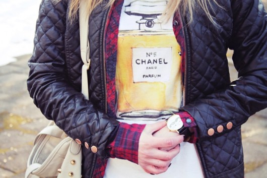 T-shirt Przesiąknij mną CHANEL Chouette