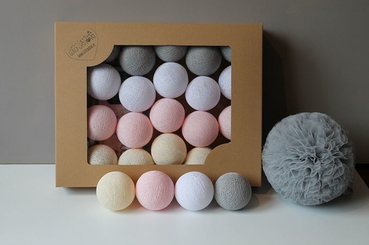 Cotton Balls White Pastel 20 szt. MIA home