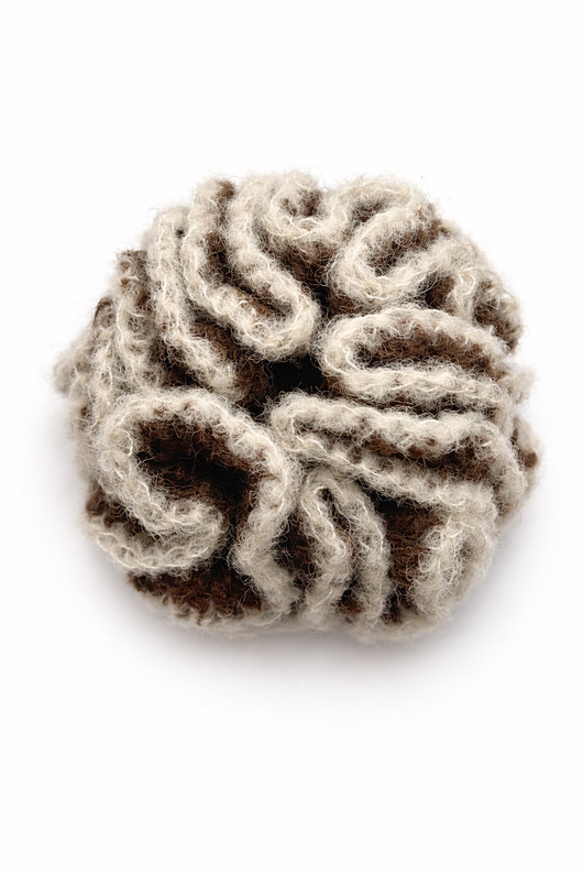 gumki do włosów FIORKA Brownie butter scrunchie