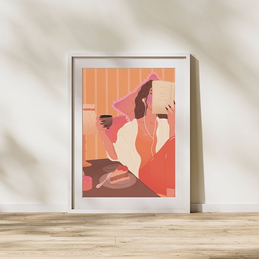 grafiki i ilustracje Plakat Autumn Evening
