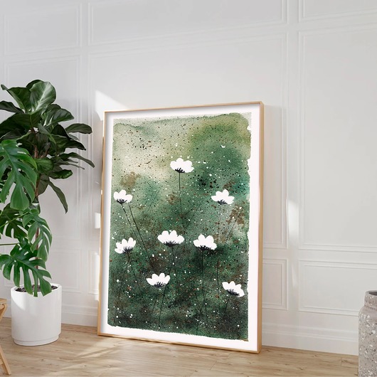 grafiki i ilustracje Łąka 60x90cm
