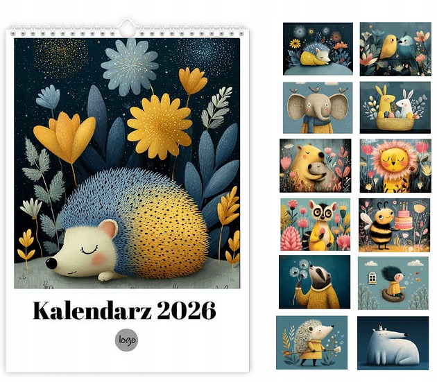 kalendarze i plannery Kalendarz magiczne zwierzaki  2026