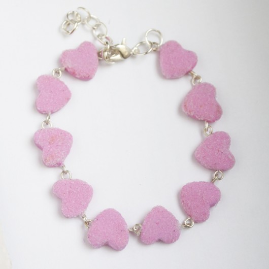 Brasoletka - cukierki serca Lemon Lovely