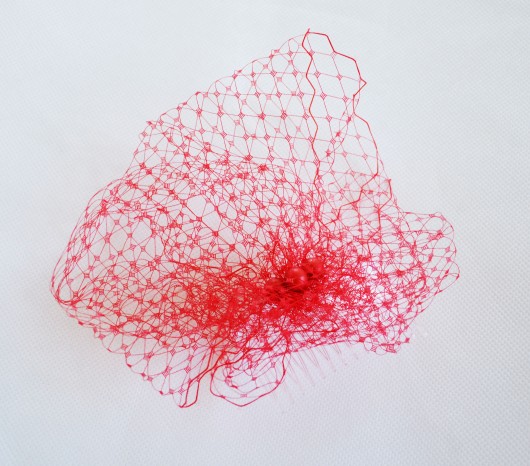 woalka czerwona YOKOdesign