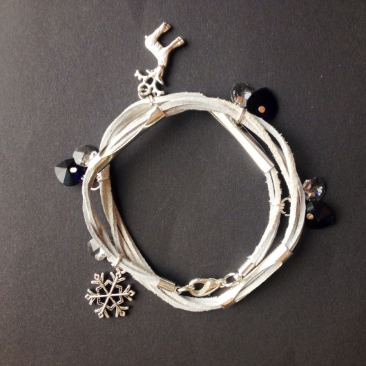ŚWIĘTA Bransoletka kryształ Swarovski + słodycze Marmaris Secret