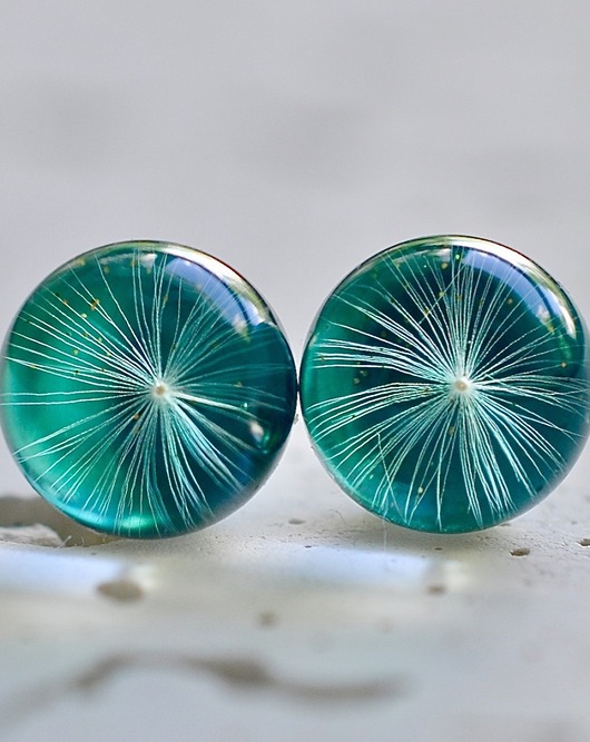 Kolczyki - sztyfty z dmuchawcem Grol Jewellery