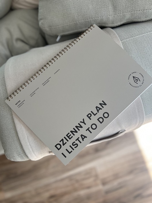 kalendarze i plannery Planer dzienny niedatowany, ADHD-friendly