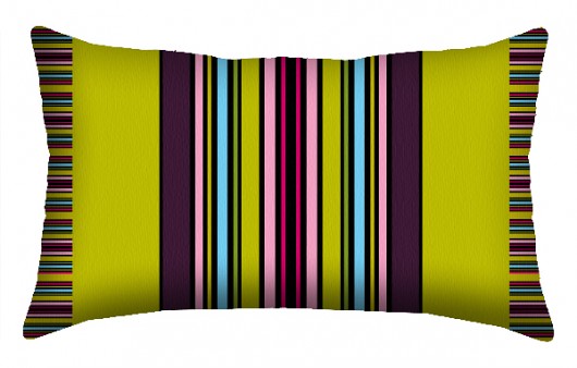 Na podróż idealny  - zagłówek pasiaki 22x38cm AT design