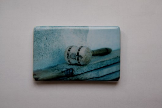 Niebiański spokój-ceramiczny magnes na lodówkę chaju