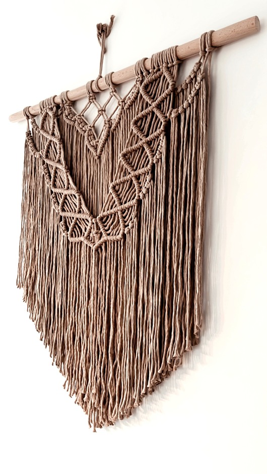 makramy Makrama Dalia Sand