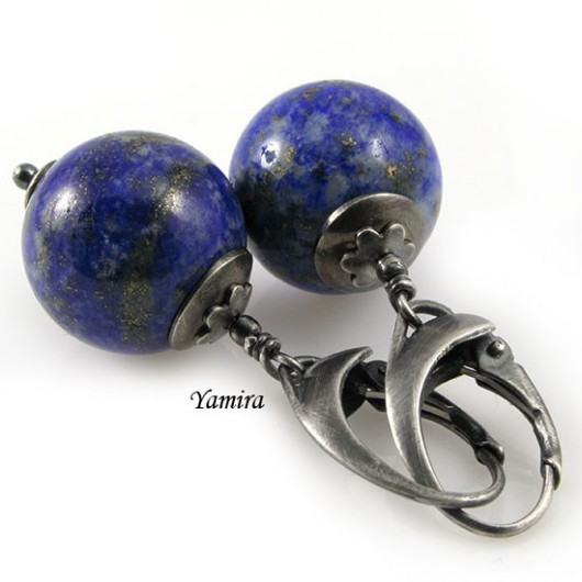 lapis lazuli classic - kolczyki yamira