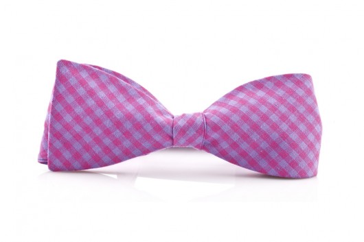 Mucha wiązana ARANDA kratka HisOutfit