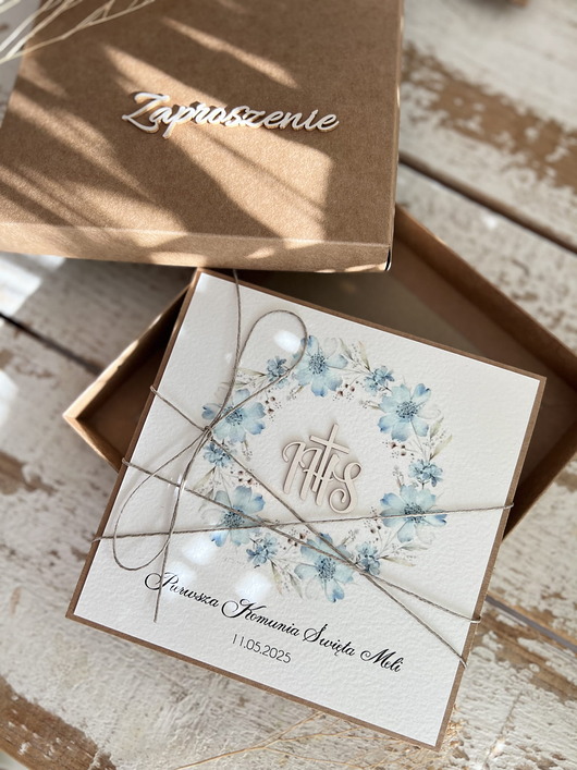 zaproszenia na komunię Najpiękniejsze zaproszenia handmade komunijne, na komunię dla chłopca, dziewc