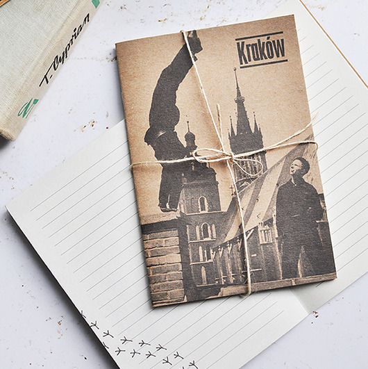 notatniki i albumy Notes z czarno-białymi fotografiami 15x10 Kraków Kominiarze
