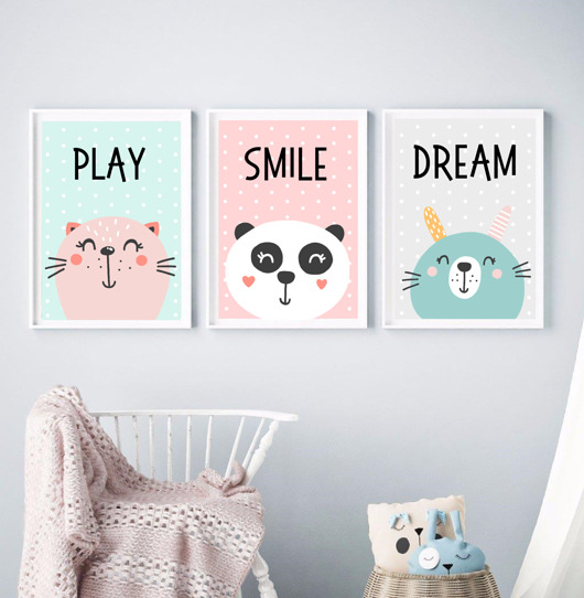 obrazy i plakaty do pokoju dziecięcego PLAKATY DO POKOJU DZIECKA kolorowe obrazki