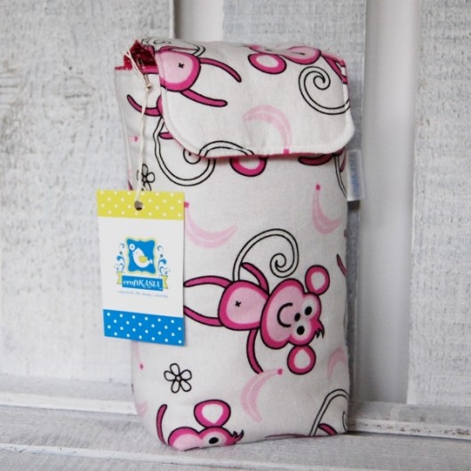 Etui na pieluszki i chusteczki- małpeczki craftKASIA