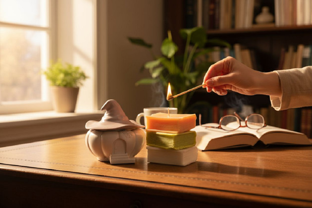 świeczniki i świece Magiczny zestaw świec perfumowanych