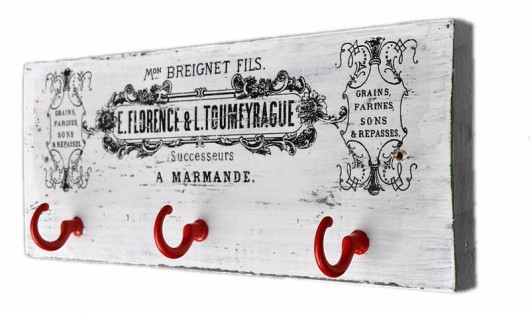 Drewniany wieszak - Shabby Chic Spatium