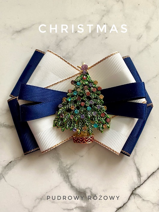 broszki Brosza z Choinką Święta Mikołajki