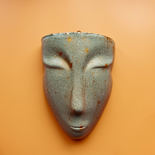 doniczki Betonowa głowa z haczykiem / doniczka / ozdoba