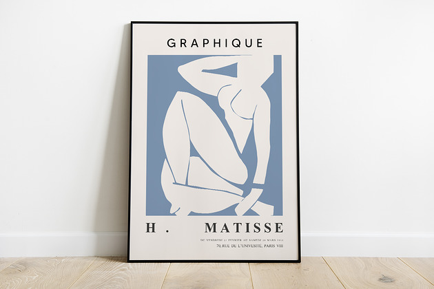 Henri Matisse  inspiracja, plakat wystawowy Pas De LArt