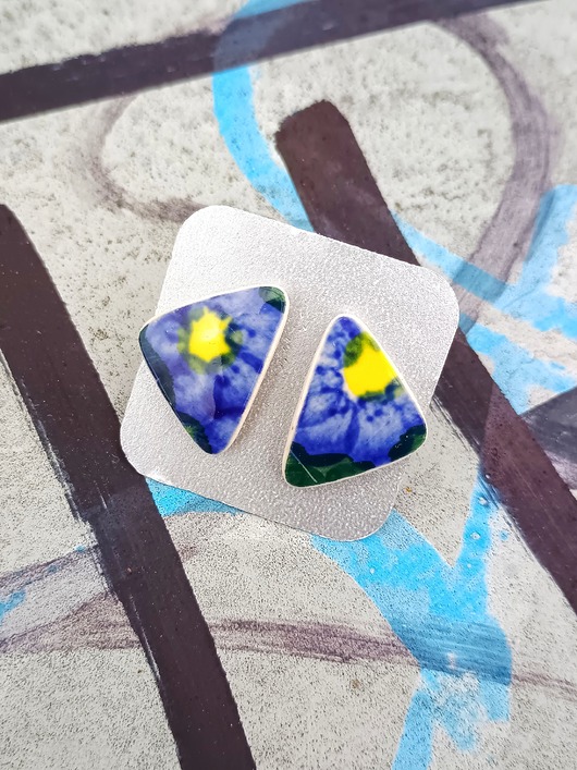 kolczyki ceramiczne Kolczyki ceramiczne Bolesławiec