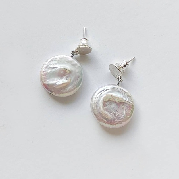 kolczyki z kamieniami Kolczyki OKRĄG