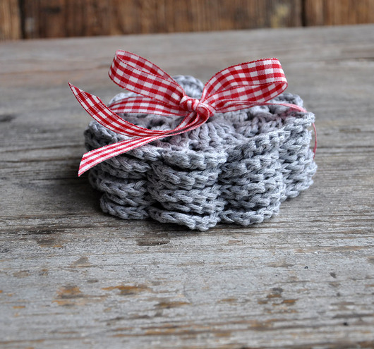 podkładki do kuchni Szydełkowe podkładki pod kubki 6szt