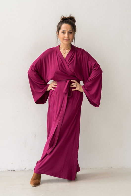 sukienki maxi damskie Sukienka KIMONO