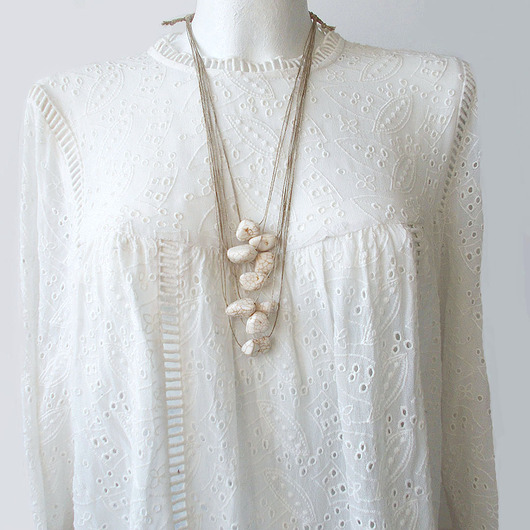 kolie Safari Naszyjnik lniany