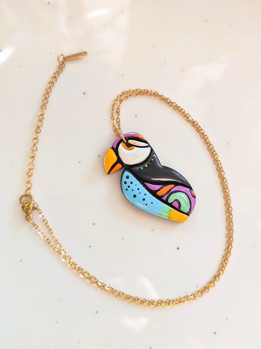 wisiory Naszyjnik maskonur z wizerunkiem maskonura prezent dla niej w stylu etno