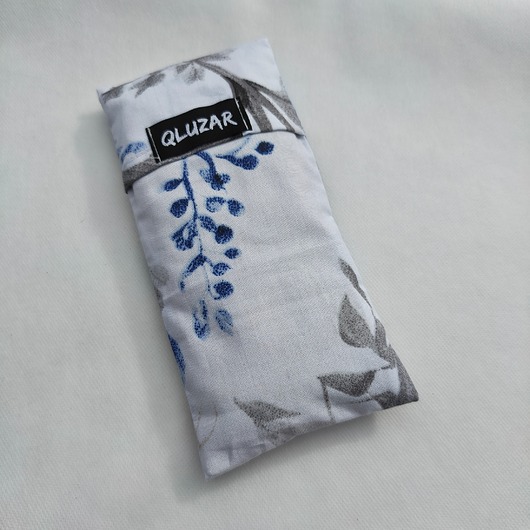 opaski na oczy Poduszeczka relaksacyjna z siemieniem lnianym i lawendą