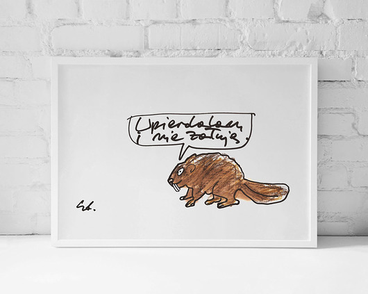 Wpierdalam i nie żałuję | Plakat Edyta Draus