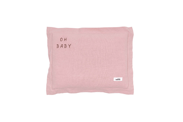 poduszki do pokoju dziecka Poduszka OH BABY washed old pink S