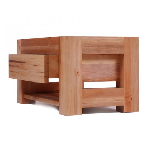 stoliki kawowe Stolik drewniany CUBIQ  z liej olchy by mazzivo